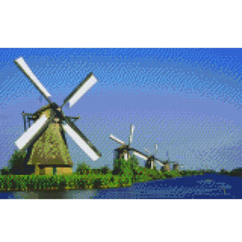 808111 Pixelhobby Klassik Set Windmühle 7