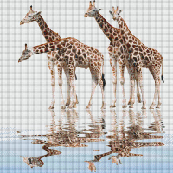 820049 Pixelhobby Klassik Set Giraffen gespiegelt