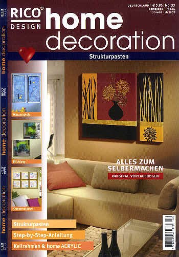 Buch home decoration - Strukturpasten