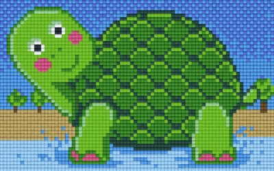 802060 Pixelhobby Klassik Set Schildkröte