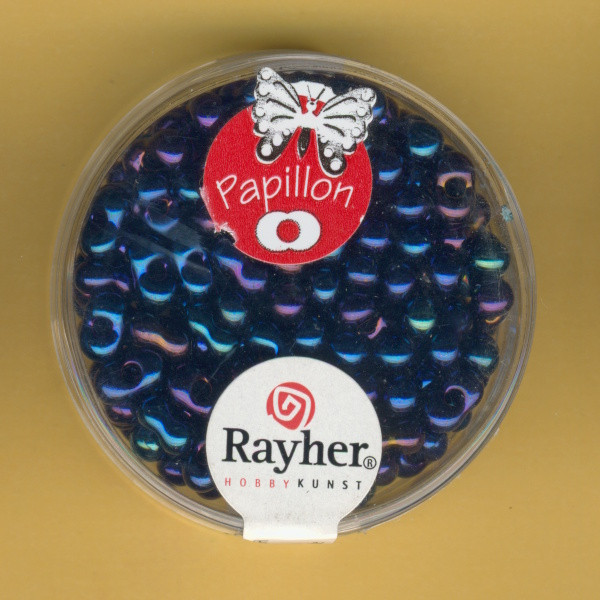 14143830 Papillon Rocailles 3,2x6,5mm saphir 18g