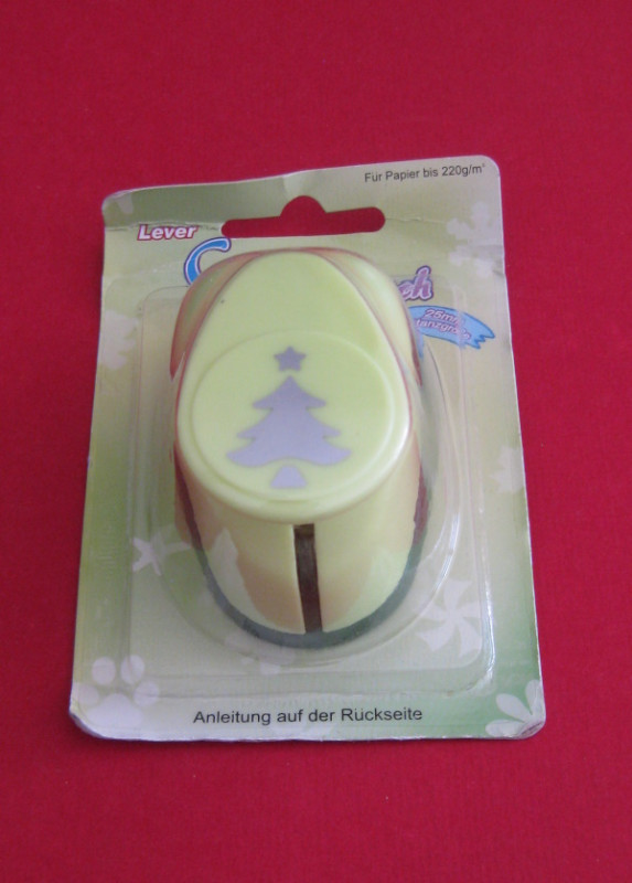 1821115 Motivlocher Weihnachtsbaum 25mm