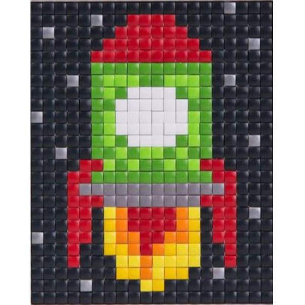 40024 Pixelhobby Bastelset XL Rakete