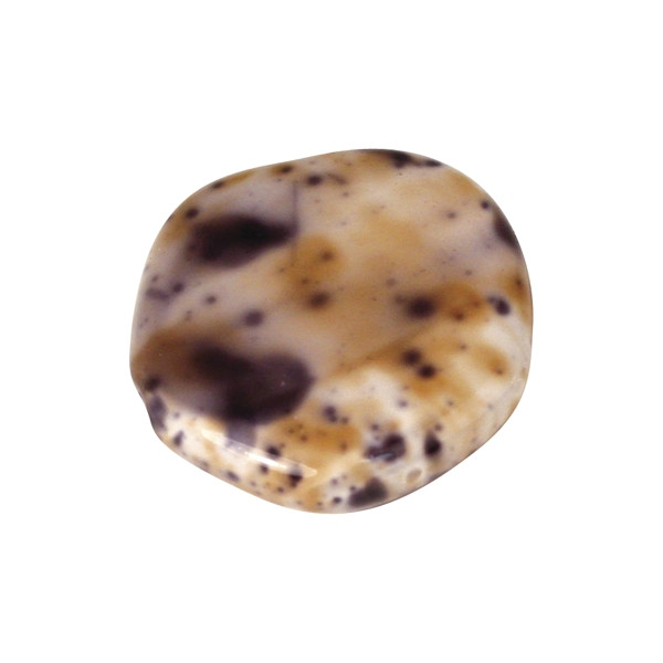 14346558 Glas-Marmor Scheibe 19mm steingrau