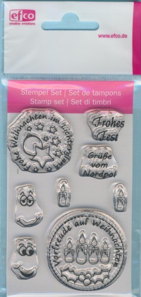 4510921 Stempel Clear Frohes Fest 2 transparent 74 x 105mm