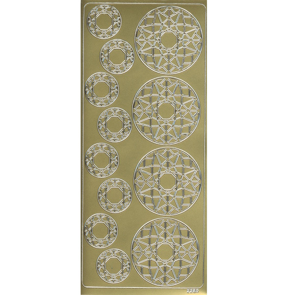 cl2289g Sticker Sterne 3 gold