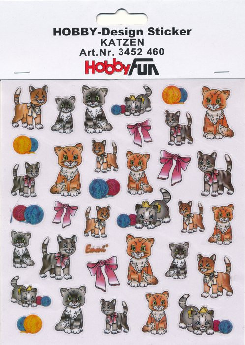 Hobby-Design Sticker Katzen