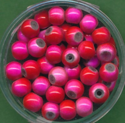 Miracle-Beads 6mm rosa-rot