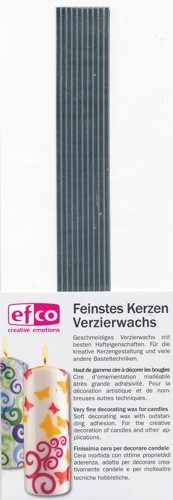 Wachs-Flachstreifen 200x2mm silber