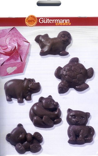 Schokoladen-Giessform Tiere