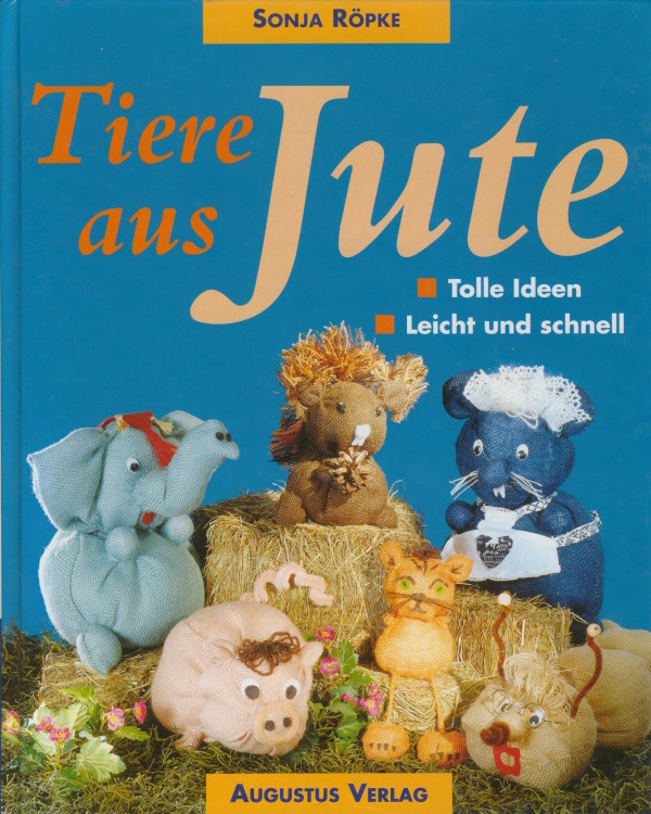 306431 Buch Tiere aus Jute