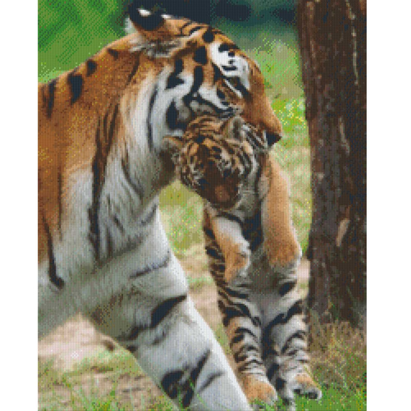 825018 Pixelhobby Klassik Set Tiger mit Welpe