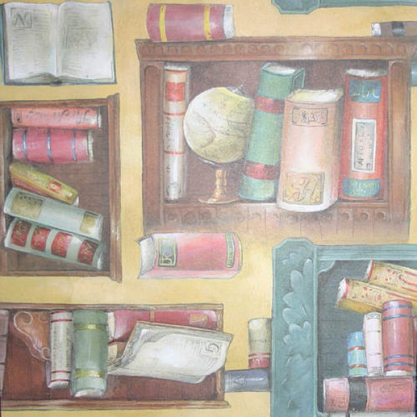 78285000 Scrapbook Papier Bücher 30,5x30,5cm