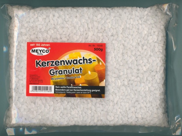 15548 Kerzenwachsgranulat zur Kerzenherstellung 500g