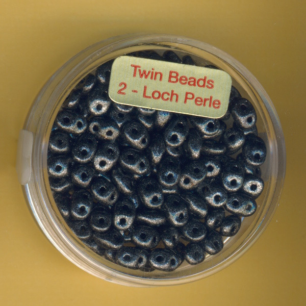 9673-05634 Super Duo Beads 2,5x5mm dunkelgrau 8g