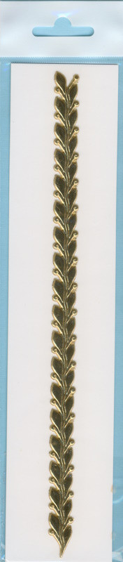 70250193 Verzierwachs Borte 250x12mm gold