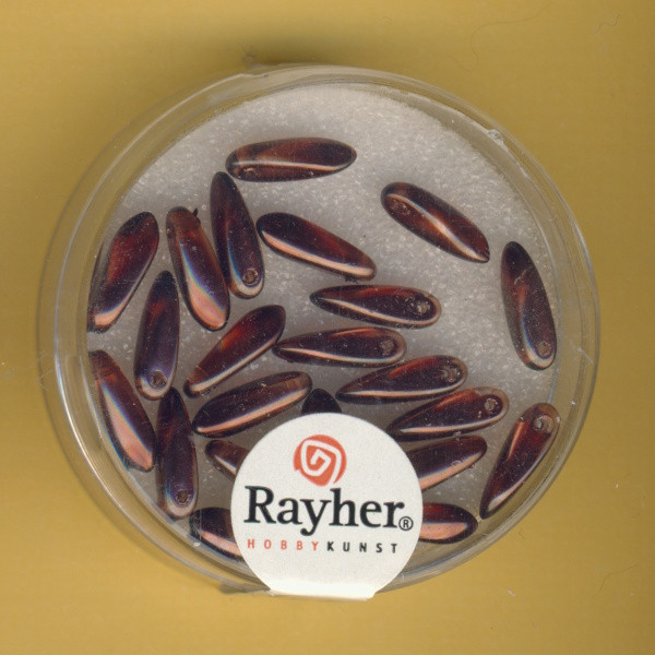 14461532 Crystal Renaissance Perlen Reiskorn 3x11mm nougat