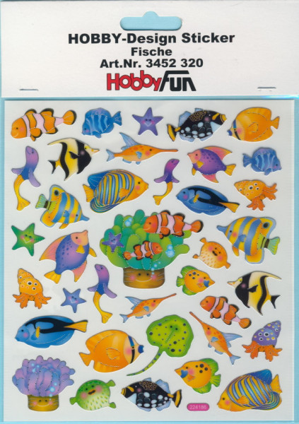 3452320 Hobby Design Sticker Fische