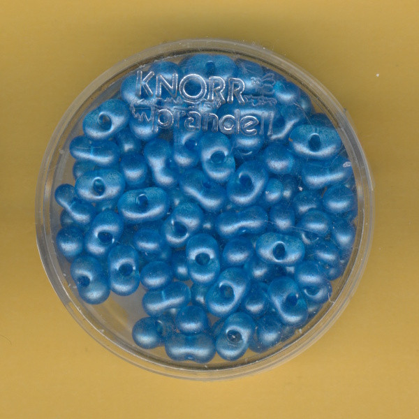 3119237 Farfalle Perlen 6,5x3,2mm blau 13g