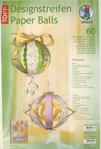 23540099 Paper Ball Set Florence