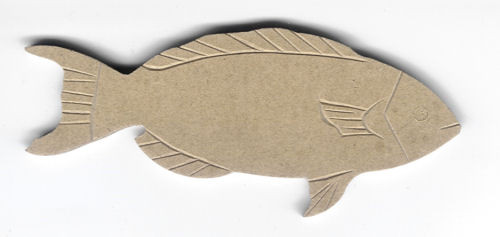 084000012 Holz Dekor Fisch 6x14cm