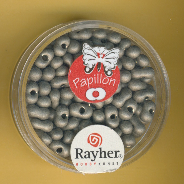 14143606 Papillon Rocailles 3,2x6,5mm silber 18g