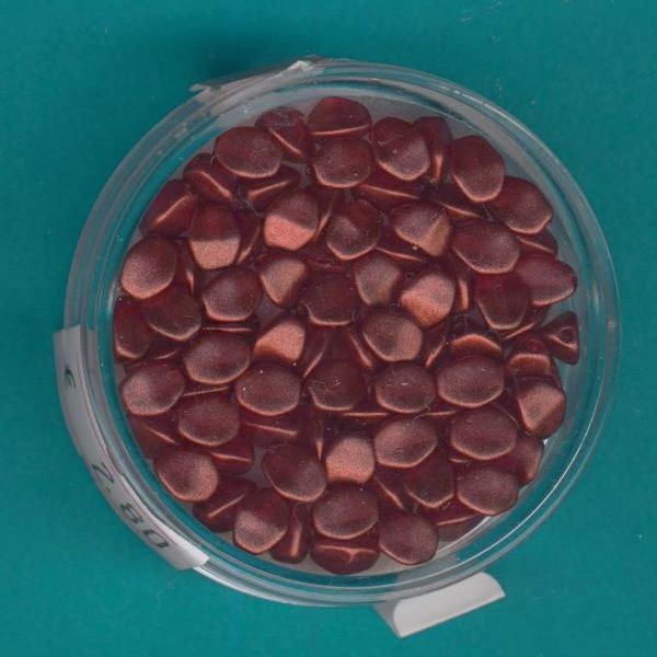 554105734 Pinch Beads 5mm rot bedampft 80 St.