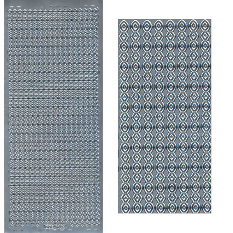 pu402s Sticker Linien 4 silber
