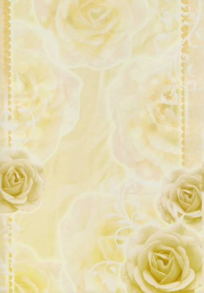 Transparentpapier Rosen beige