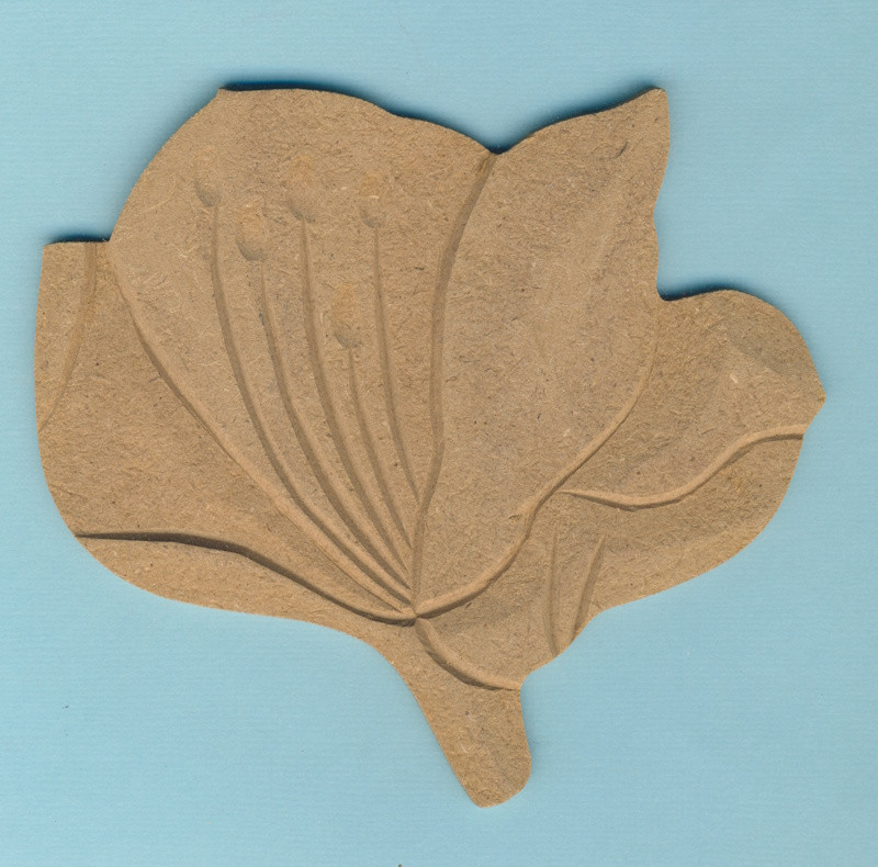 078680103 Holz Dekor Amaryllis 12,5x12cm