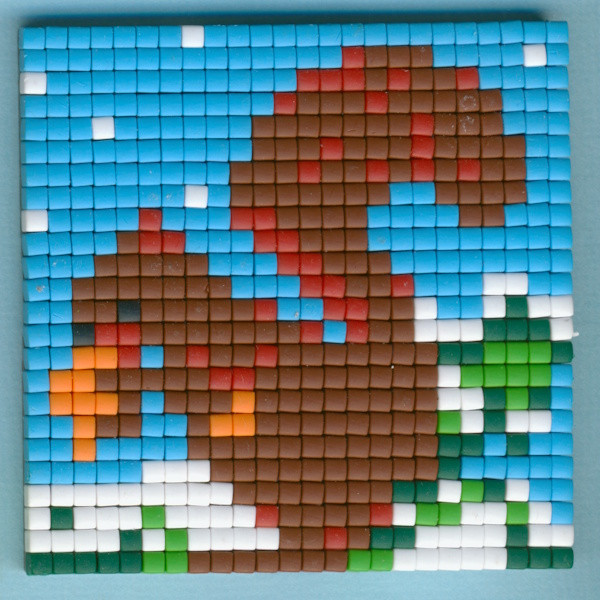 77605 Pixelhobby Set kleine Basisplatte Eichhörnchen