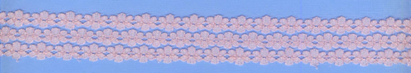 5511416 Dekoband Blütenspitze rosa 20mm lfdm