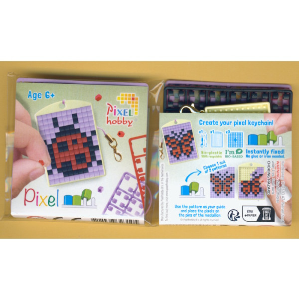 23105 Pixelhobby Medaillon Starterset Marienkäfer