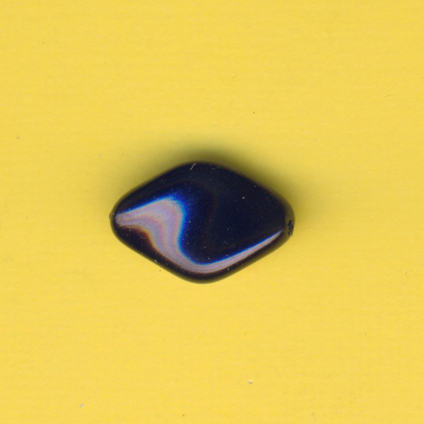 14347387 Glaswachsperle Chips 19x13mm nachtblau