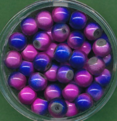 Miracle-Beads 6mm blau-lila