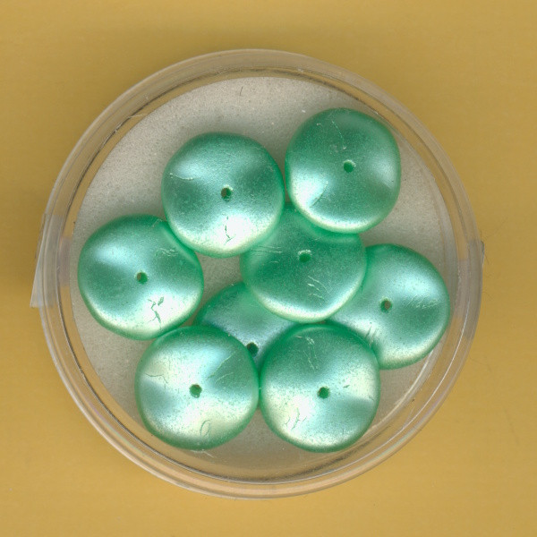 4747-12034 Ripple Beads 12mm mint 8 Stück