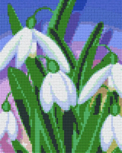 804342 Pixelhobby Klassik Set Schneeglöckchen