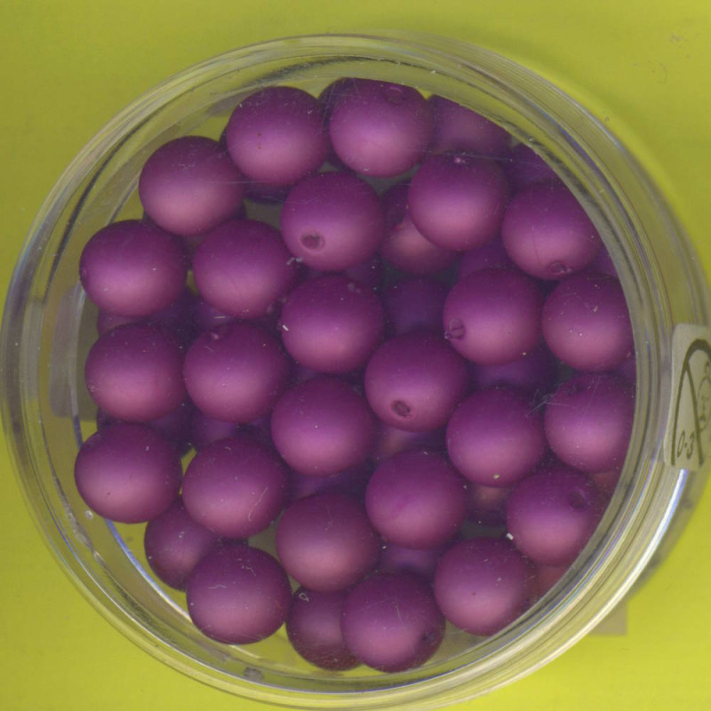 0820-06034 Wachsperlen 6mm fuchsia matt 50 Stück