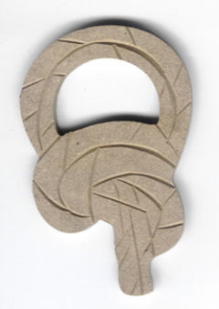 084000005 Holz Dekor Taue Knoten 9x5,7cm