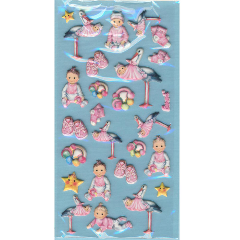 3451180 Creapop Softysticker Babygirl II