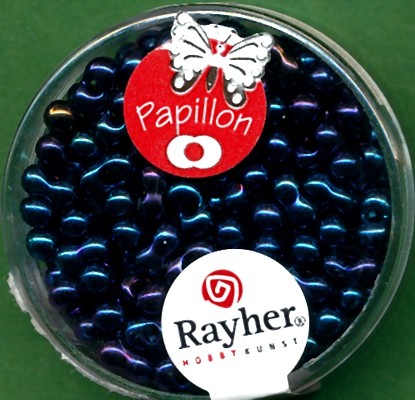 14143830 Papillon Rocailles 3,2x6,5mm saphir 18g
