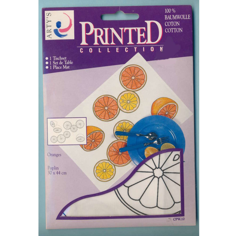 cpw10 Printed Collection Tischset Oranges 30x44cm
