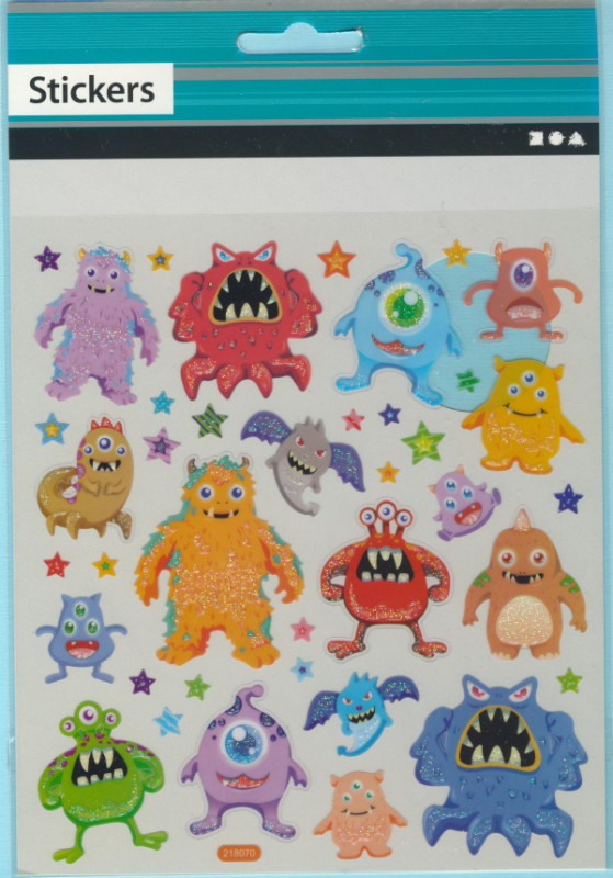 28960 Fancy Sticker Monster