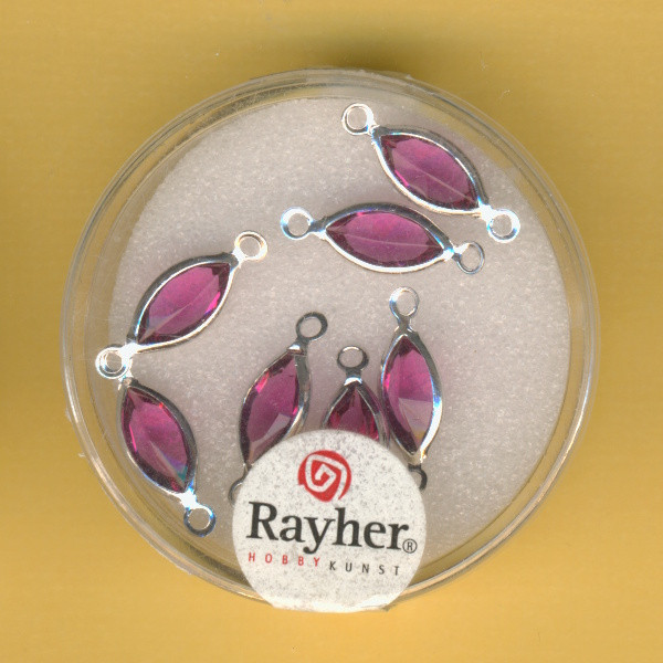 14297276 Swarovski Accessoires oval 17mm hot pink 7 Stück