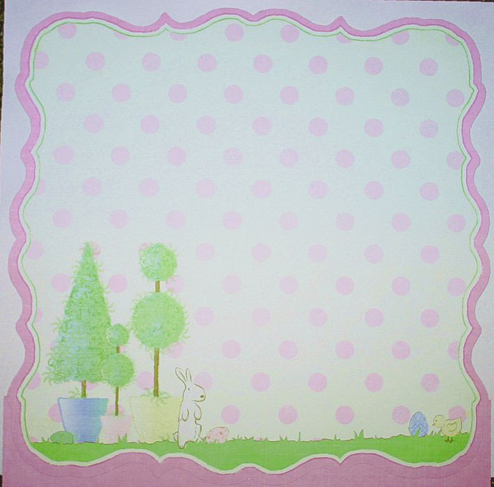 18678152 Scrapbook Papier Ostern 30,5x30,5cm Vorderseite