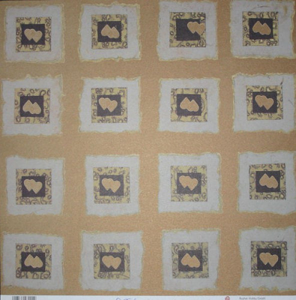 78267000 Scrapbook Papier Hearts 30,5x30,5cm