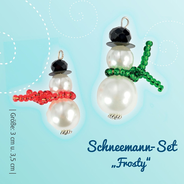 0177315 Perlen Bastelset Schneemann Frosty