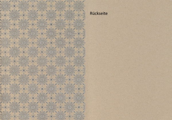 4772751 Naturkarton A4 Ornamente silber