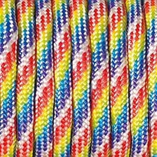 Paracord 4mm regenbogen