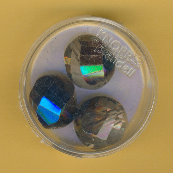 2213616 Schrägschliffperlen 16mm azuro AB 3 Stück
